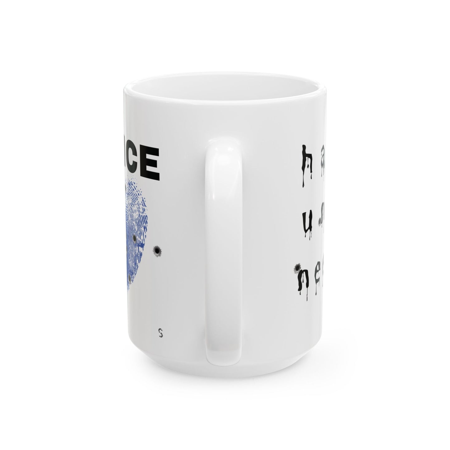 Thin Blue Line Ceramic Mug — "Hated Until Needed" Police Pride Design