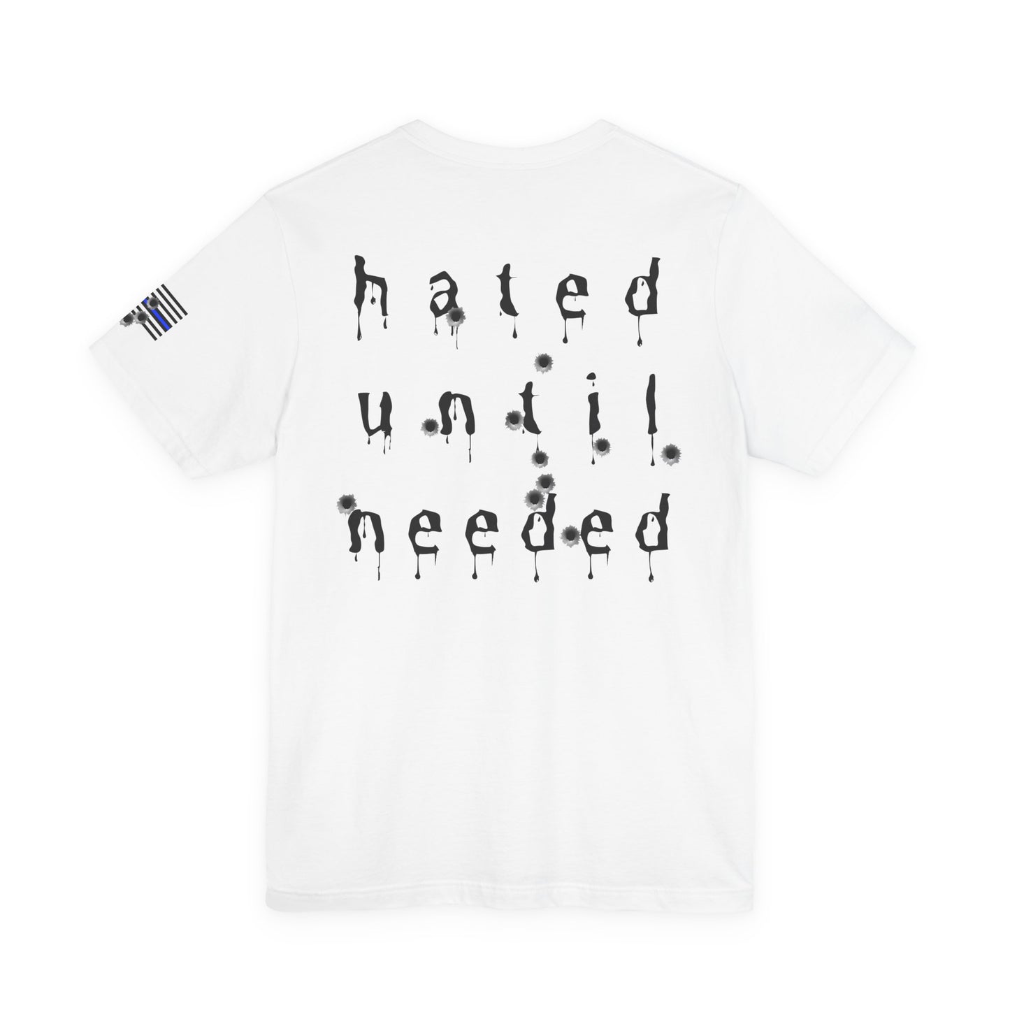 Police Pride Tee — "Courage & Heart" Thin Blue Line Shirt